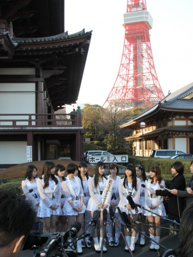 モーニング娘。’14　増上寺ご祈祷イベントにて