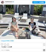 小野真弓、水着姿　※「小野真弓」インスタグラム